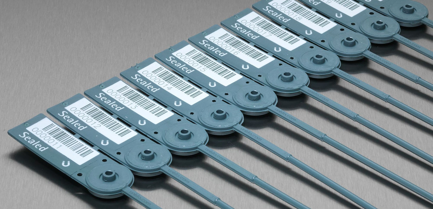 Ten Unisto Medio Detect detectable pull-tight security seals