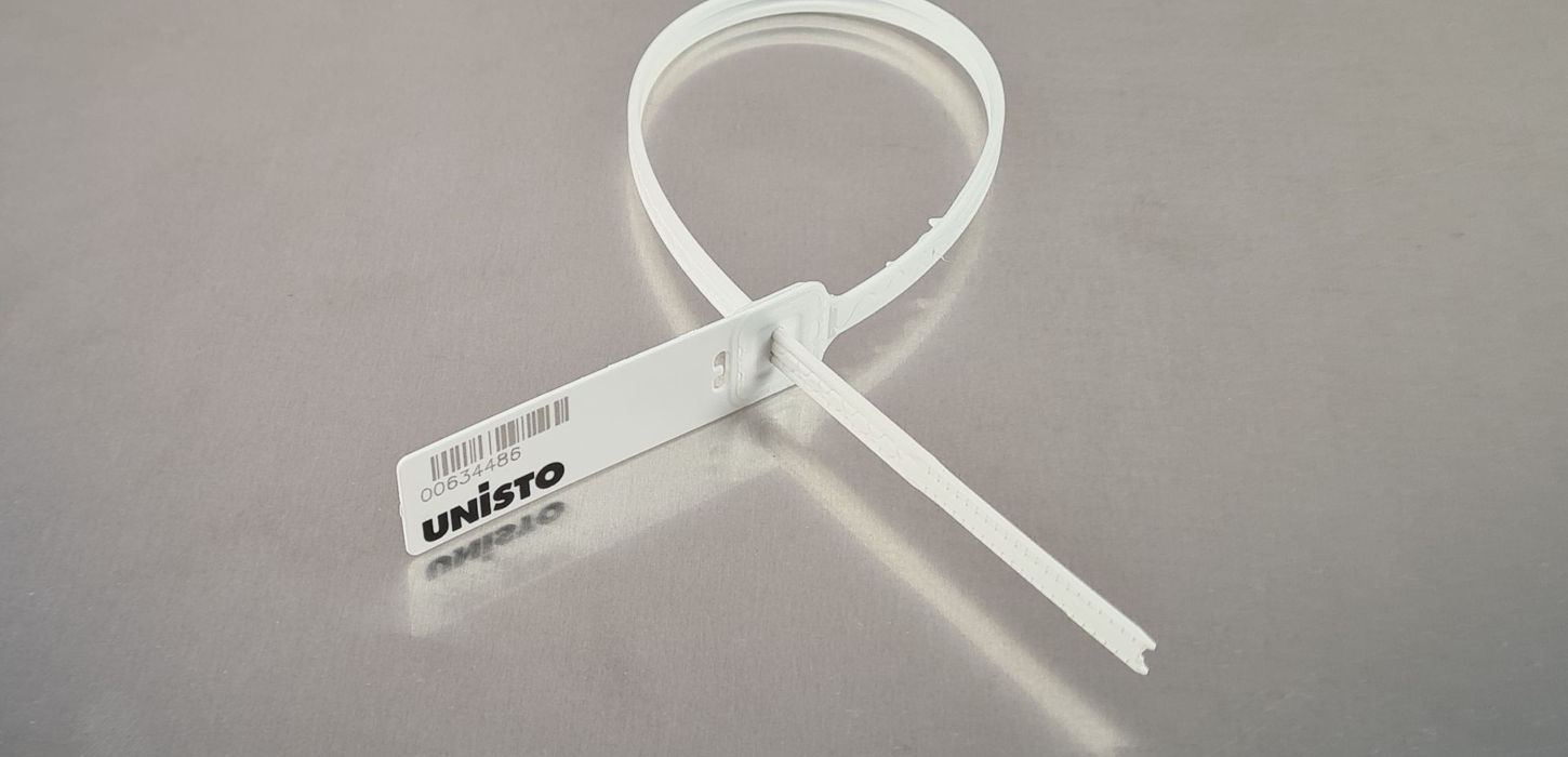 Unisto Twinstar pull-tight security seal closed